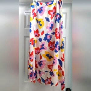 Nwt Kate spade semi sheer floral wrap skirt